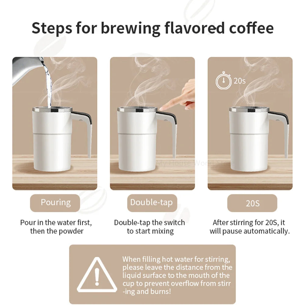 Magnetic Mug with LCD Screen Display